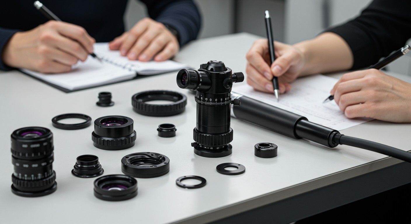 A mechanikai és optikai komponensek kulcsfontosságúak a vetítésben.