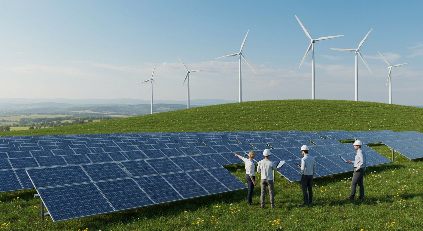 A megújuló energiaforrások csökkentik a szén-dioxid kibocsátást.