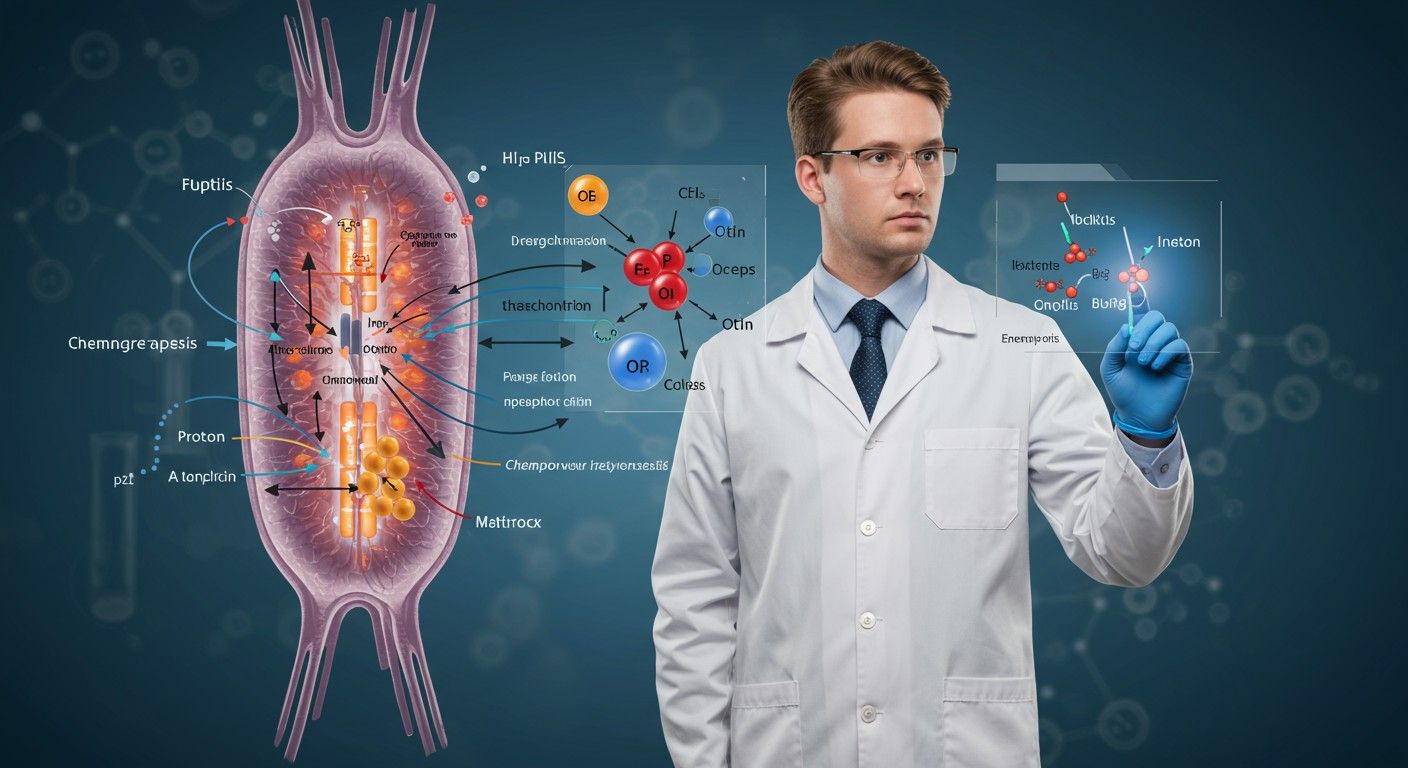 A proton grádiens energiát termel az ATP szintéziséhez.