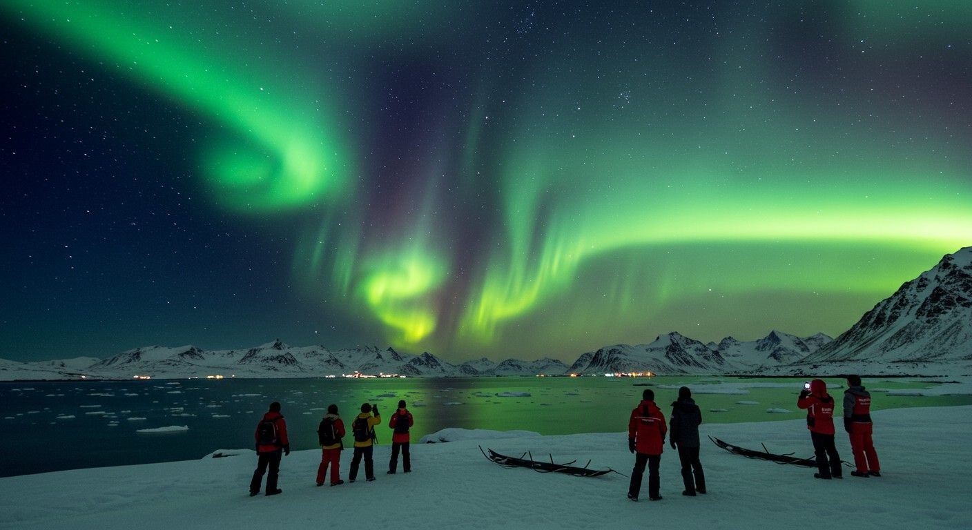 A sarki fény színei a napszél hatására jönnek létre.