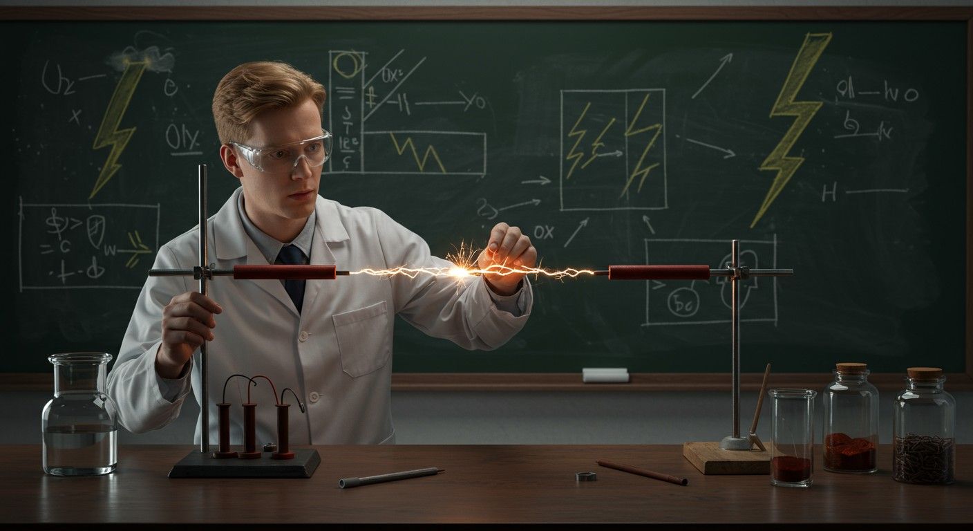 A szikra felfedezése forradalmasította a villamos energiát.
