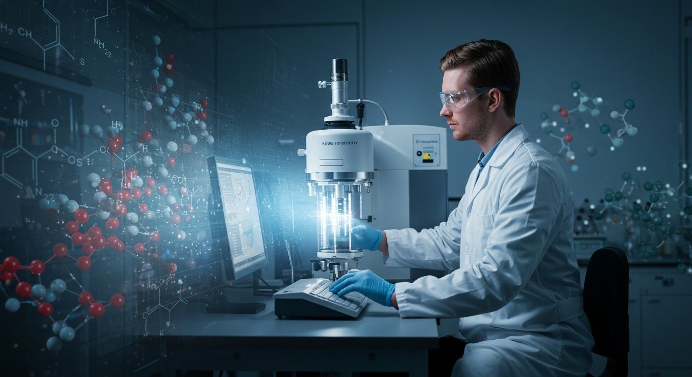 A többdimenziós NMR felfedi a molekulák rejtett struktúráit.