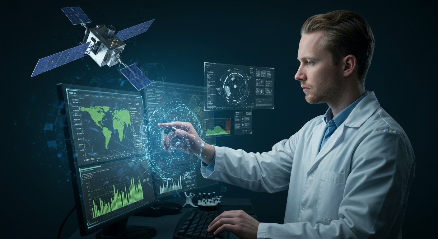 A műholdak valós idejű adatokat gyűjtenek a Földről.