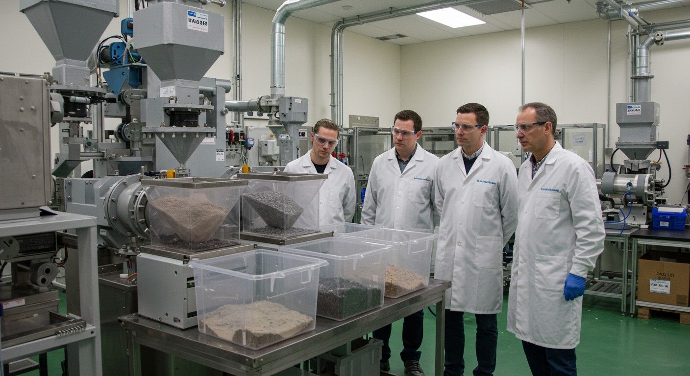 Az elektrosztatikus szeparáció hatékonyan hasznosítható ásványi anyagoknál.