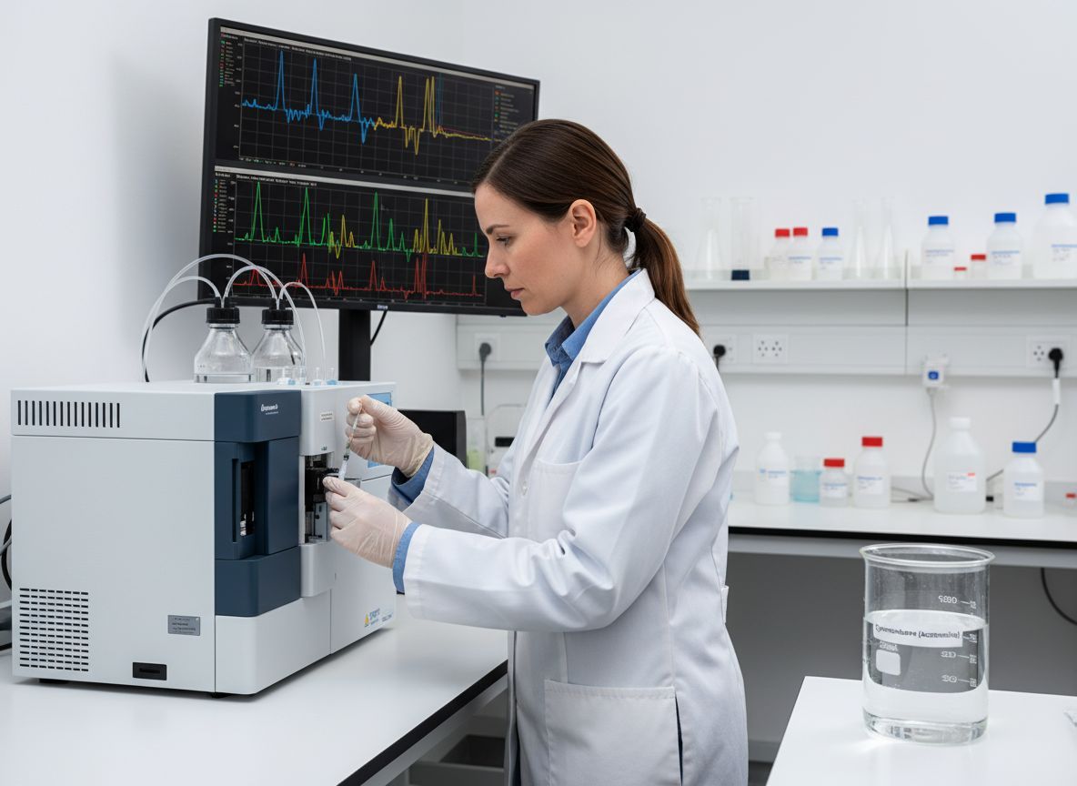 A cianometán fontos analitikai mérföldkő a kromatográfiában.