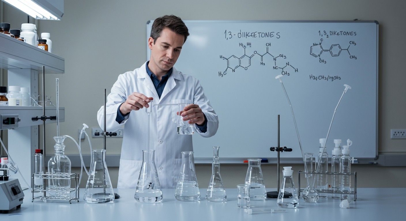 Az 1,3-diketonok szintéziséhez gyakran kondenzációs reakciók szükségesek.