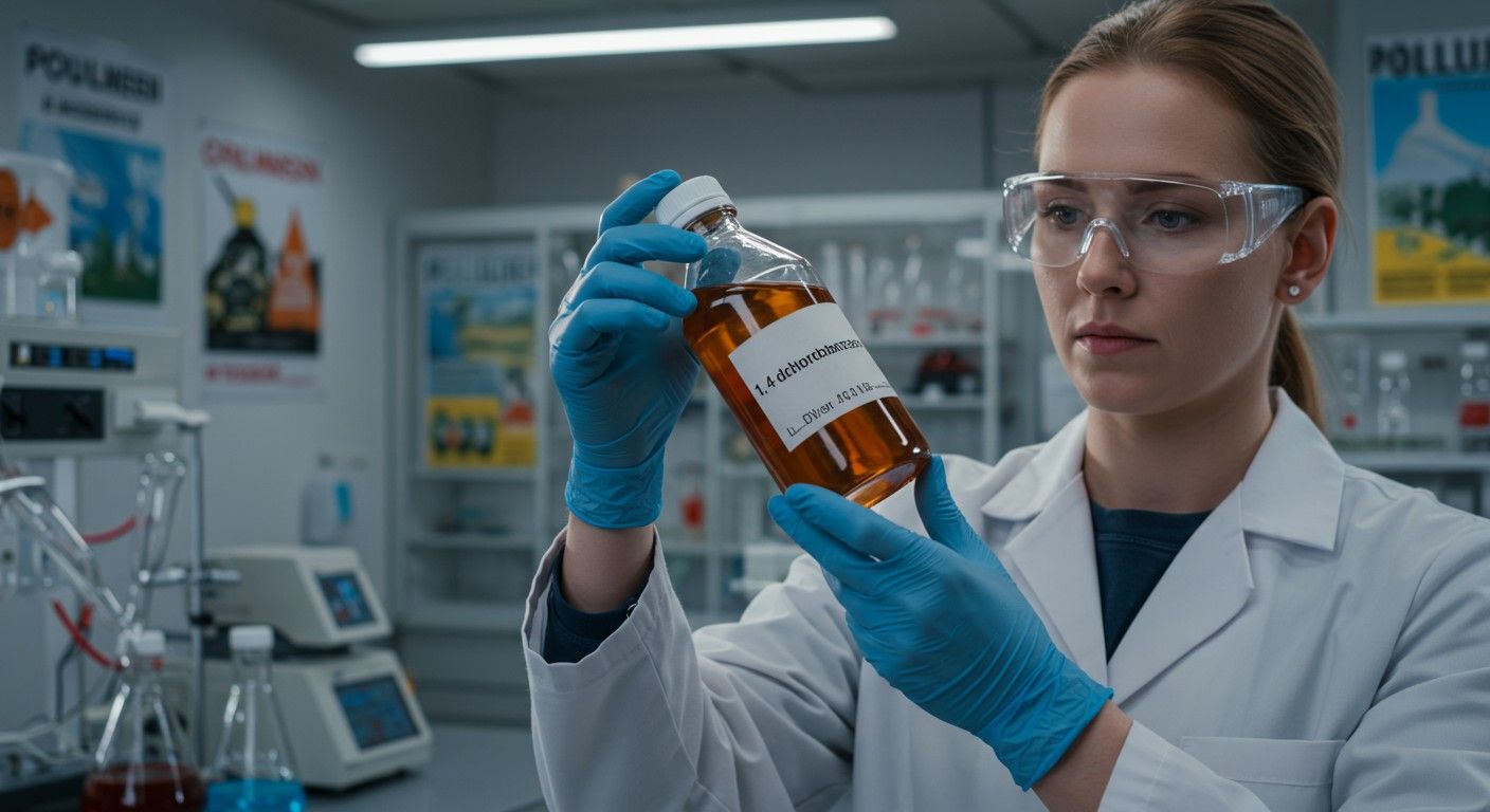 Az 1,4-diklórbenzol vízszennyezőként ismeretes, egészségügyi kockázatokat jelent.