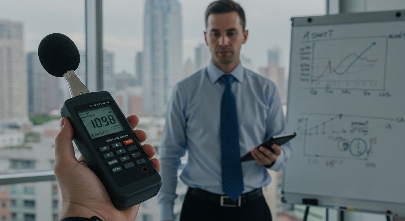 Az LAeq a zajterhelés hosszú távú átlagát jelzi.