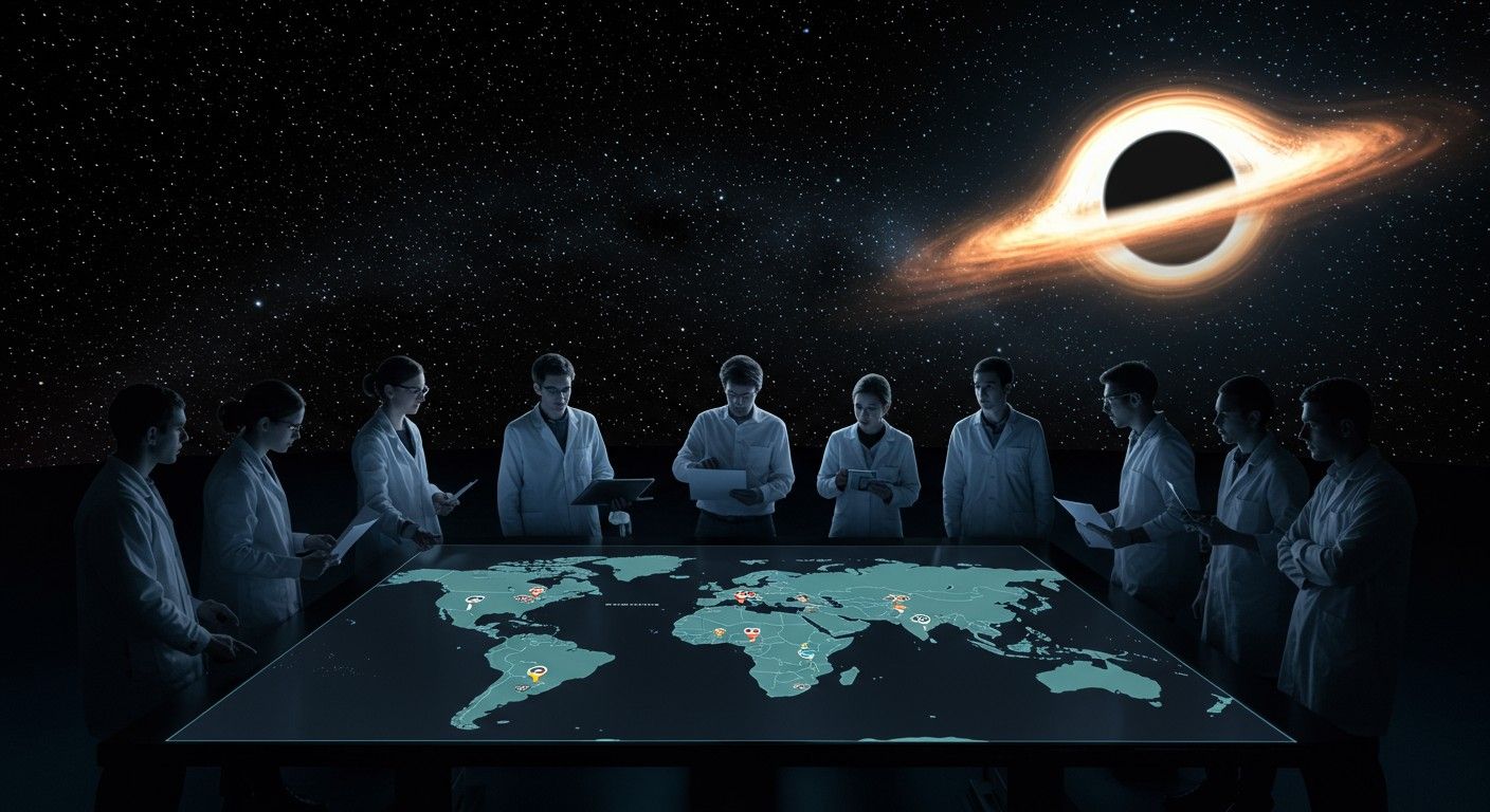 Az EHT hálózat egyesíti a világ legjobb teleszkópjait.