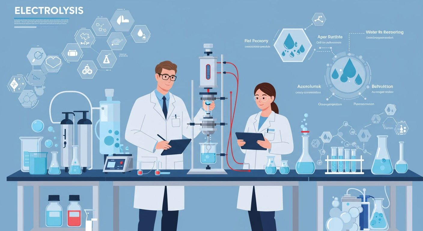 Az elektrolitikus elválasztás jelentős szerepet játszik újrahasznosításban.