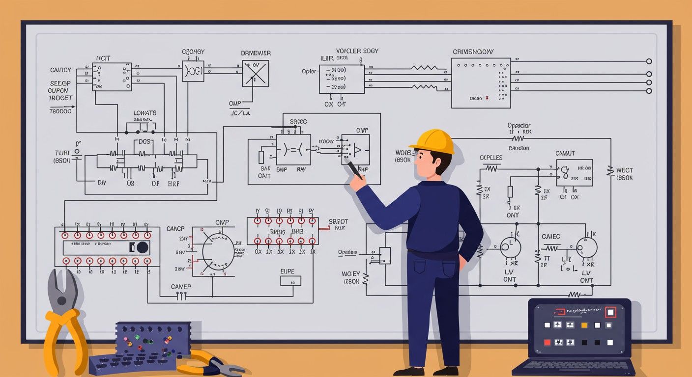 Az áramkörök alapvető elemei: ellenállás, kondenzátor, induktivitás.