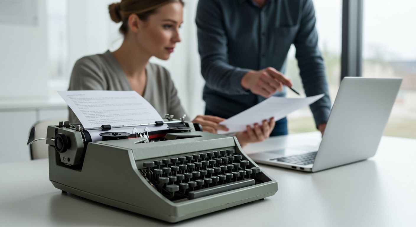 Az elektronikus írógépek formálták a digitális írásmódot.