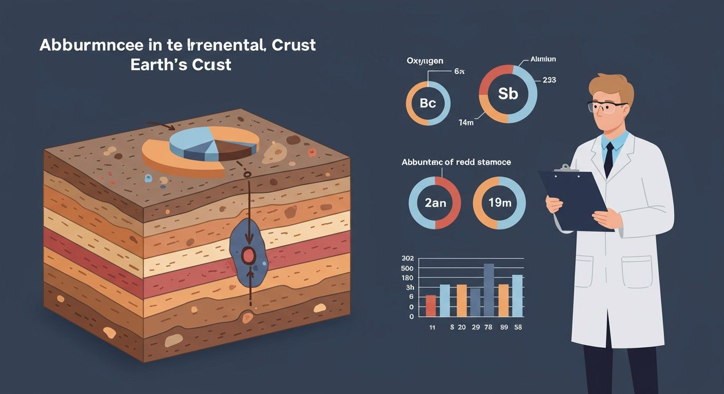 A Föld kérgében a leggyakoribb elem aoxigén.
