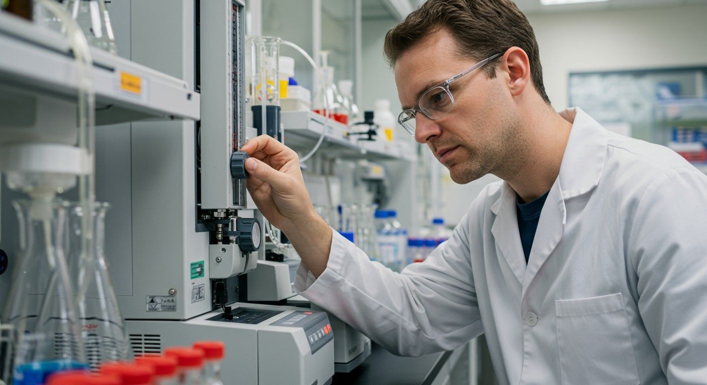Az elúciós folyamat optimalizálása javítja a kromatográfiai elválasztást.