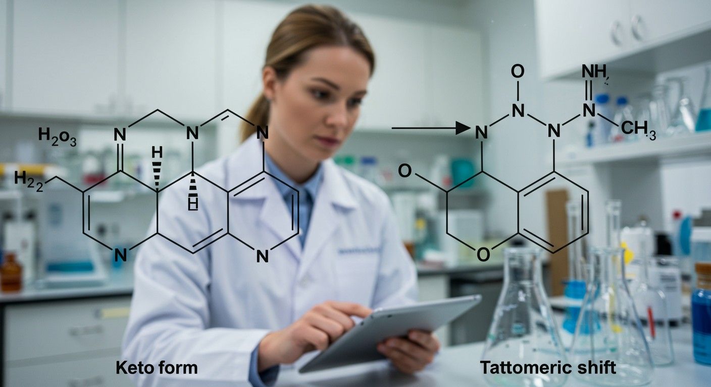 Az enol formák destabilizálhatják a ketohelyzetű molekulákat.