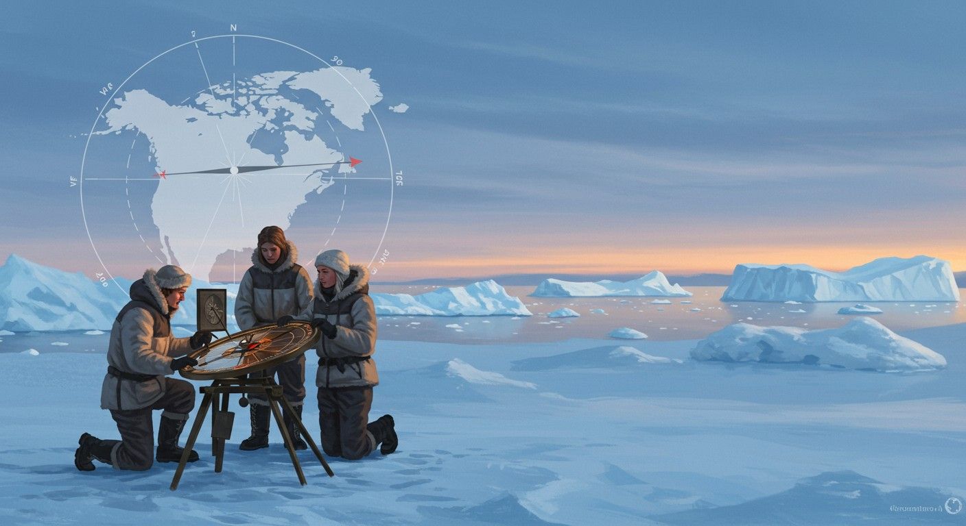 Az északi mágneses pólus gyorsan vándorol a Földön.