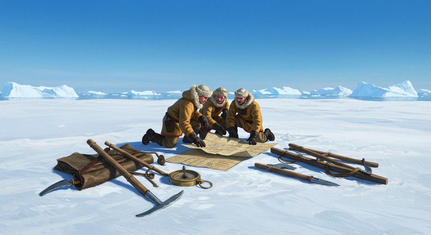 Az Északi-sarkkör felfedezése forradalmasította a navigációt.