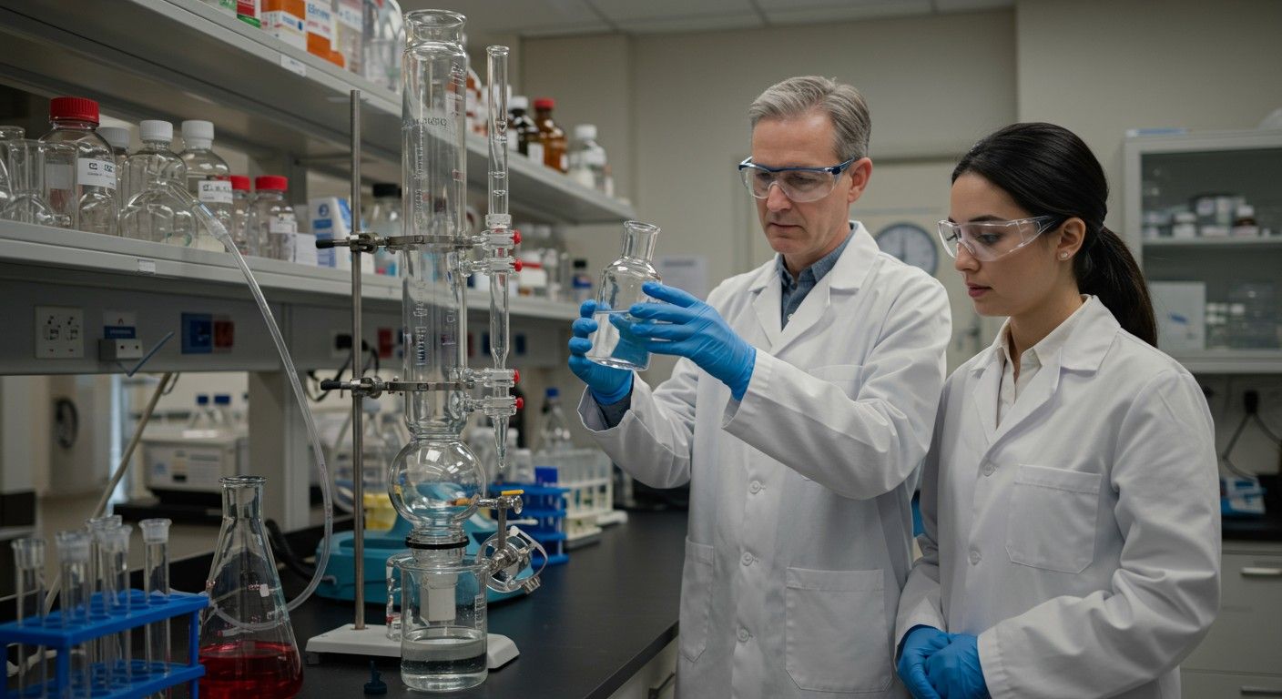 Az etánnitril ipari szintézise szén-monoxidból és ammóniából történik.