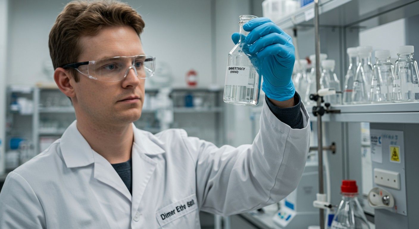 A dimetiléter gyúlékony, megfelelő tárolást igényel.