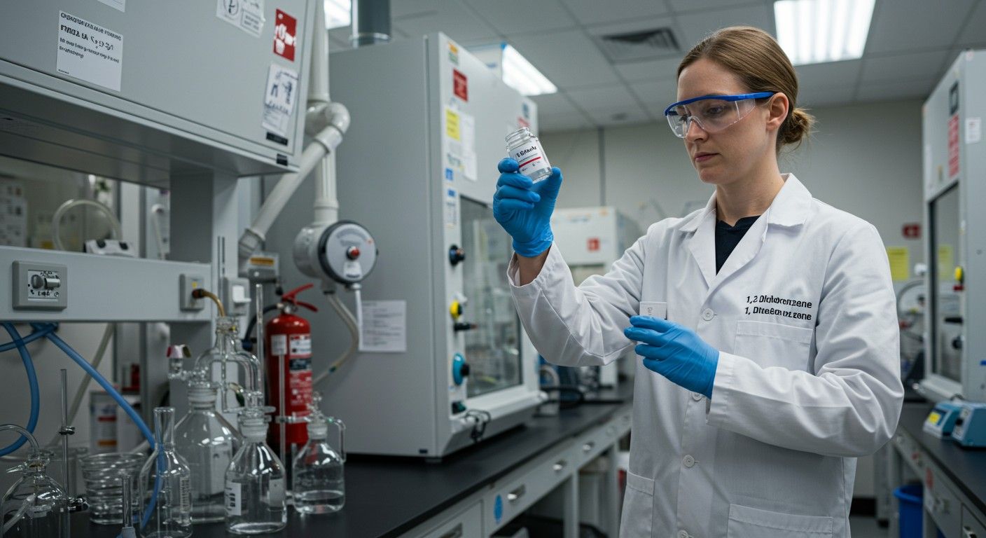 1,2-Diklórbenzol mérgező; védőfelszerelés használata kötelező.