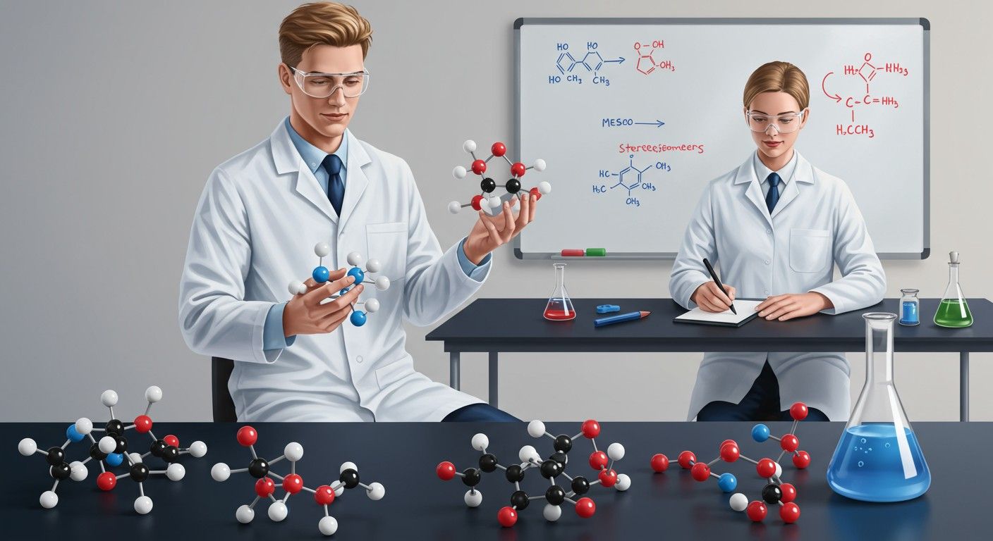 A diassztereomerek különböző fizikai tulajdonságokkal rendelkeznek.