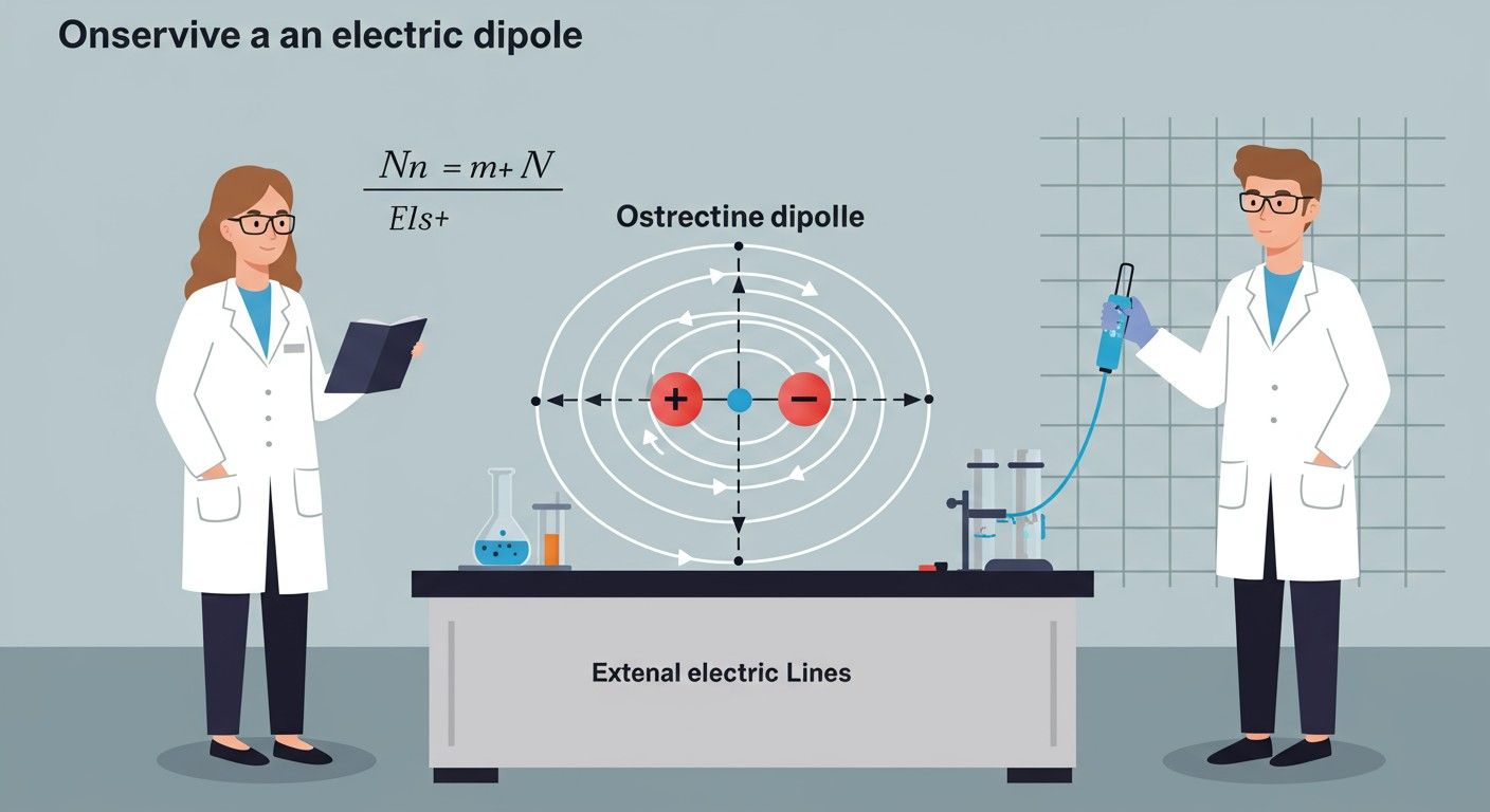 A dipólusok orientációja a külső elektromos tér függvénye.