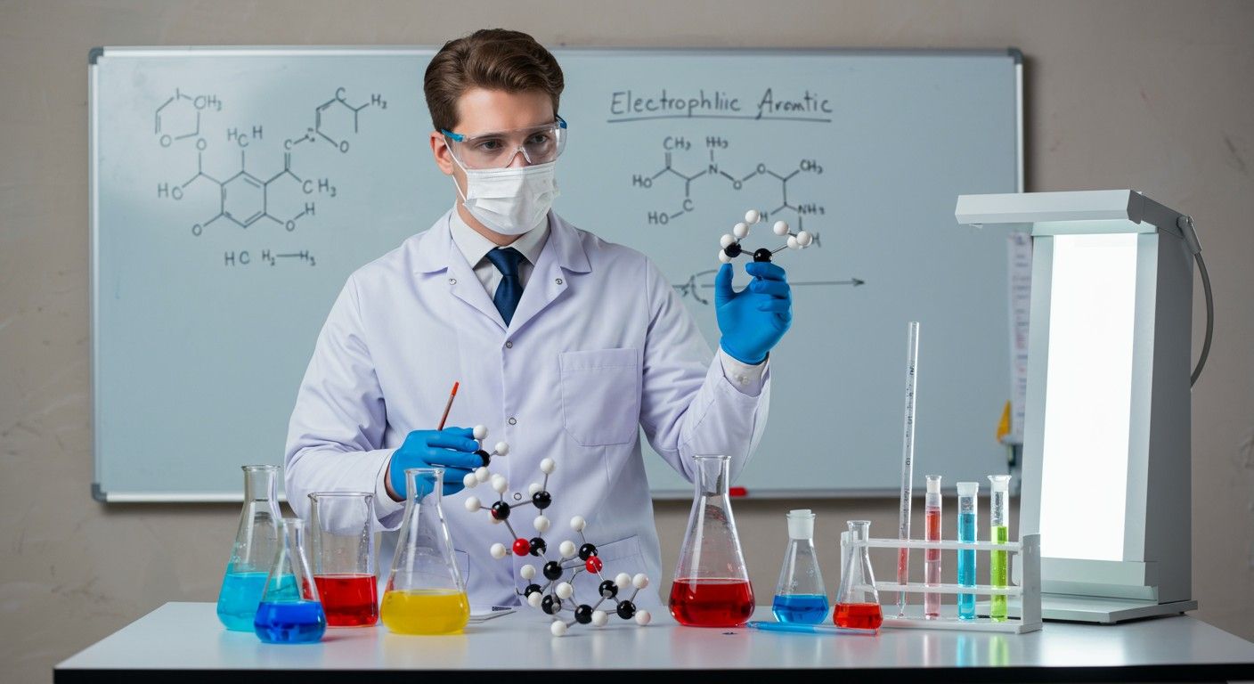 Az elektrofil aromás szubsztitúció fontos szereplője az organikus kémiának.