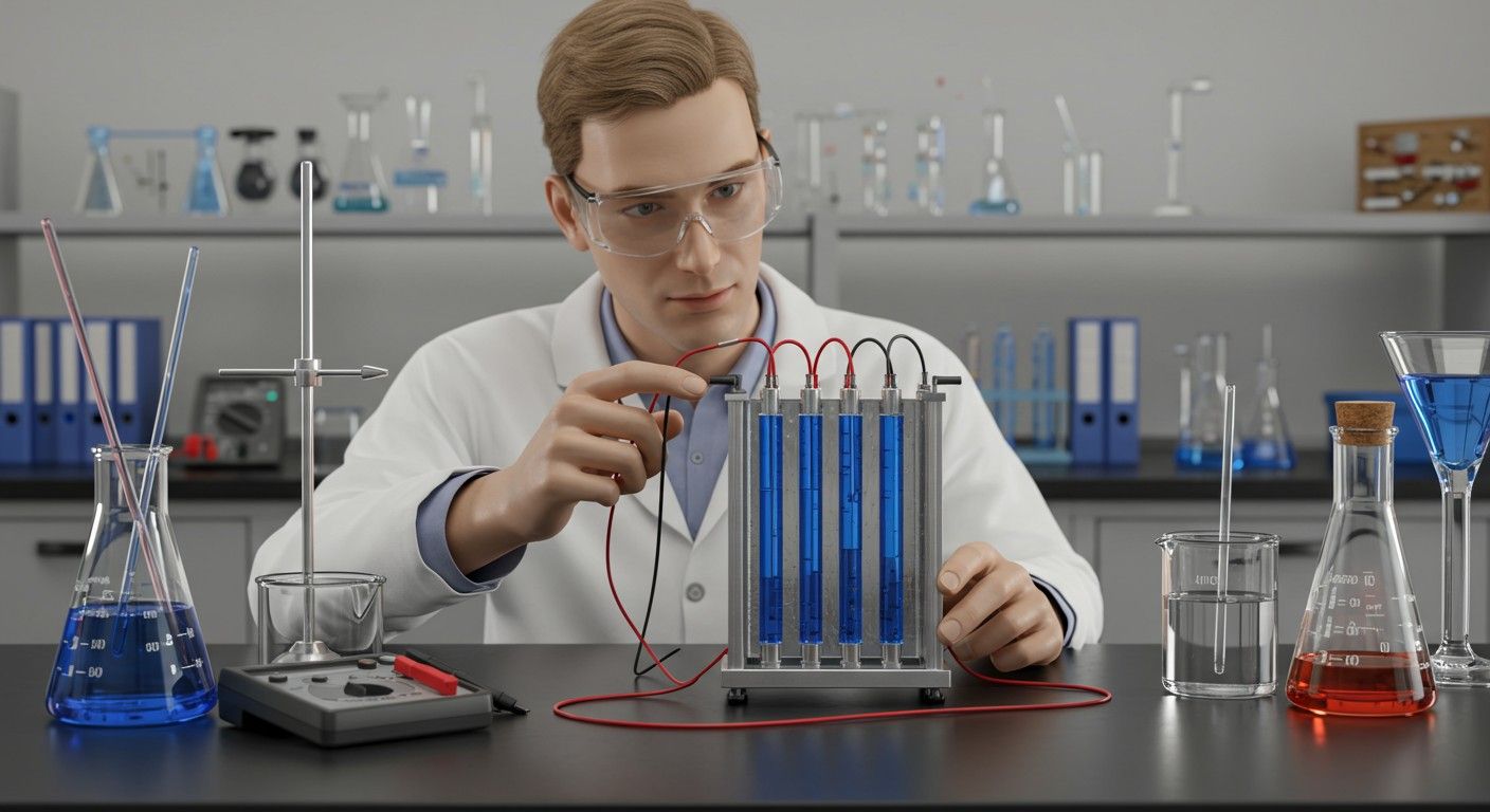 Az elektrolitikus cellák kémiai energiát termelnek elektromos árammal.