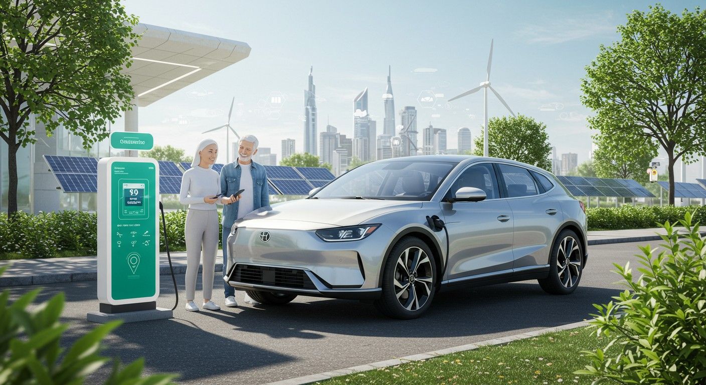 Az elektromos járművek csökkentik a szén-dioxid kibocsátást.