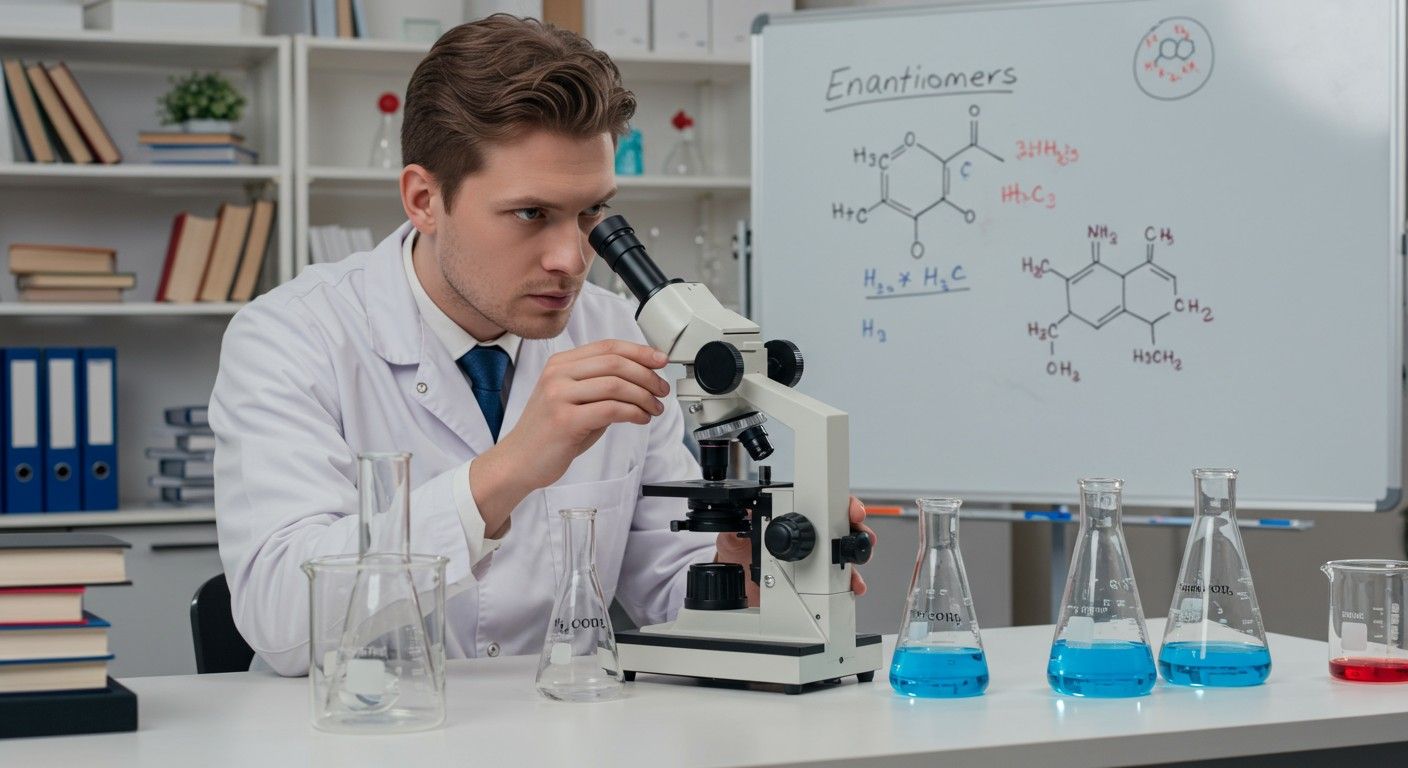 Az enantiomerek szeparációjának kulcsa a chiralitás.