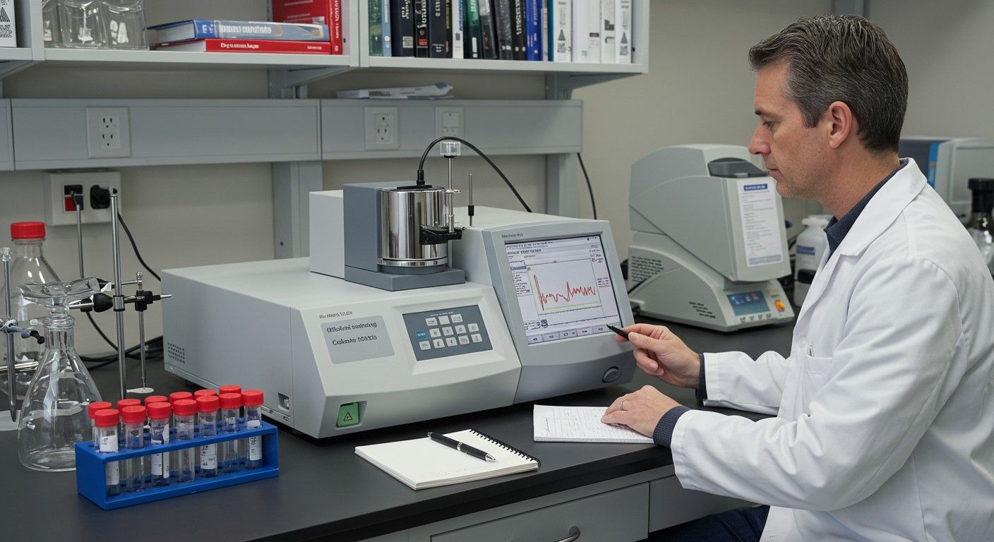 A DSC képes az anyagok fázisváltásait nyomon követni.