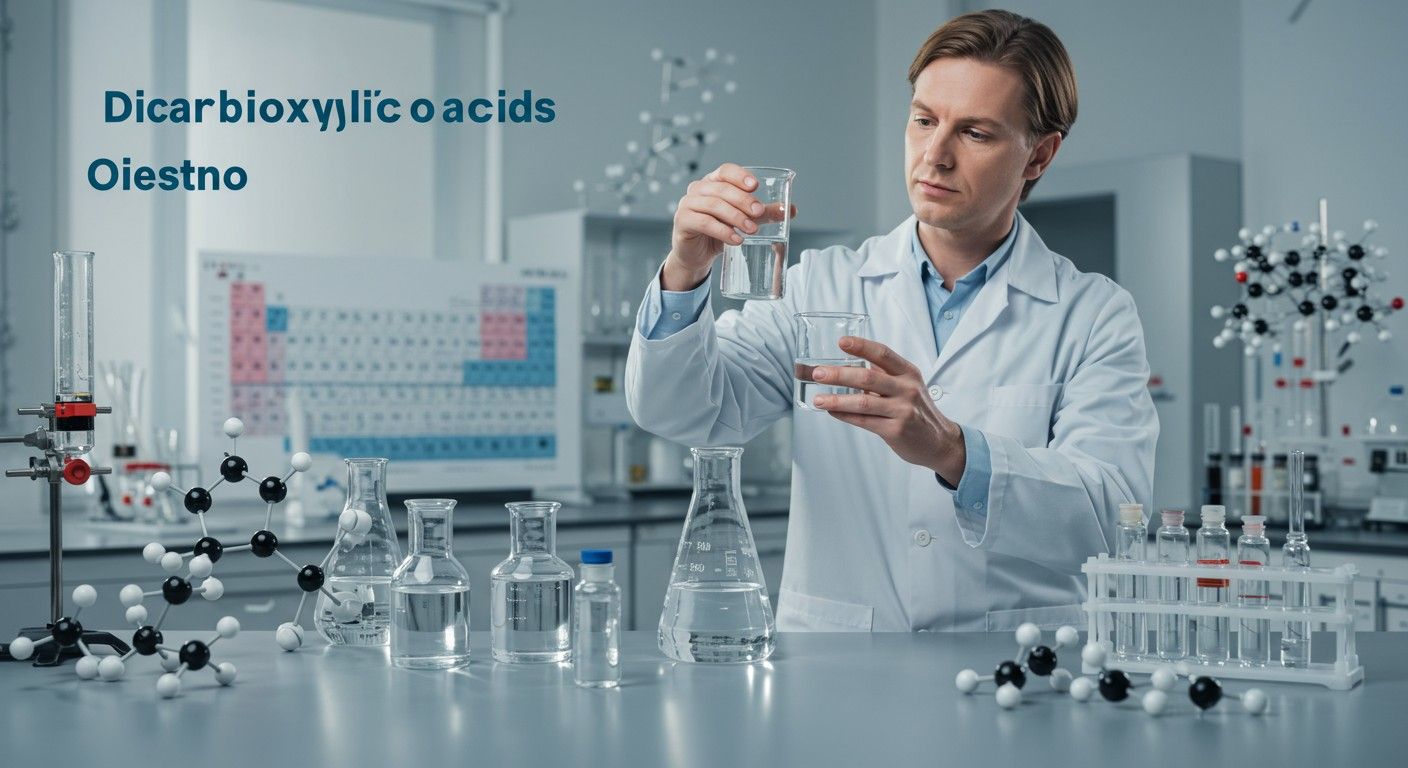 A dikarbonsavak vízoldhatósága és olvadáspontja változó.