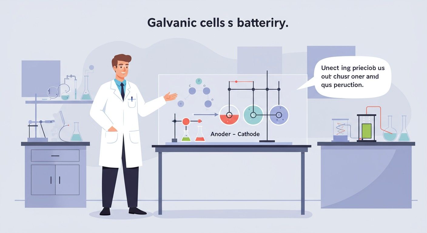 A galvánelemek kémiai energiát elektromos árammá alakítanak.
