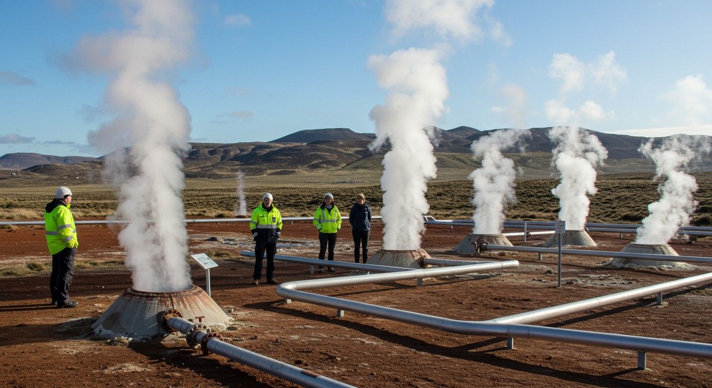 A geotermikus energia fenntartható energiaforrás a jövőben.
