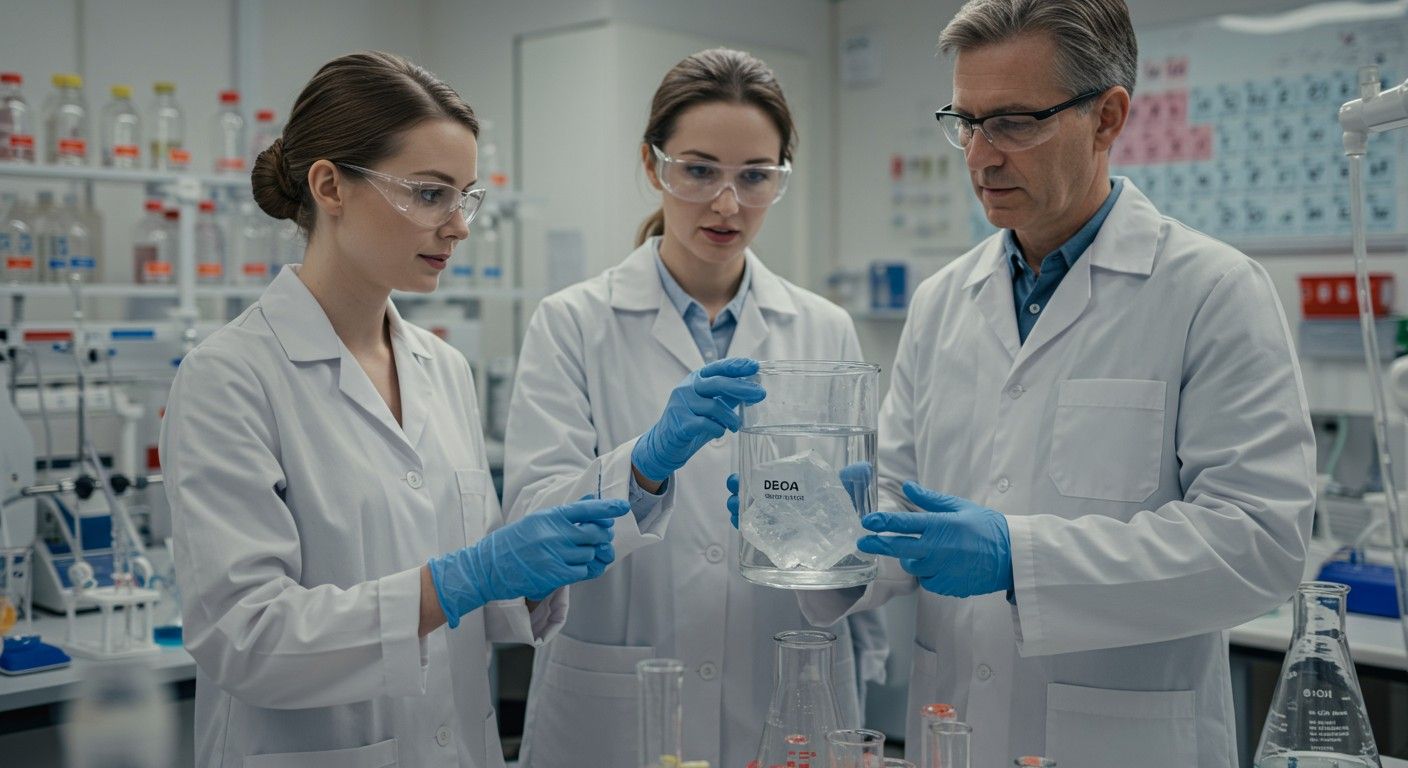 A dekahidrátok vízmolekulái stabilizálhatják a kristályszerkezetet.