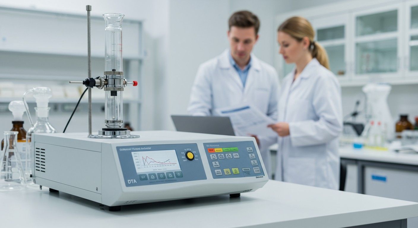 A DTA mérések során fontos a hőmérséklet stabilitás.