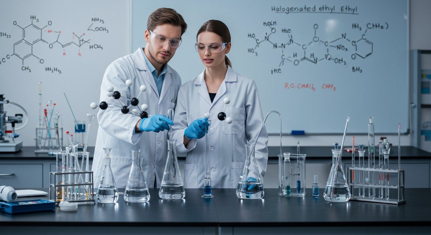 A halogénezett etilvegyületek kulcsszerepet játszanak szintézisekben.