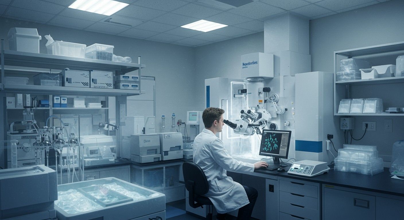 A krio-elektronmikroszkópia lehetővé teszi a biomolekulák 3D-s vizsgálatát.