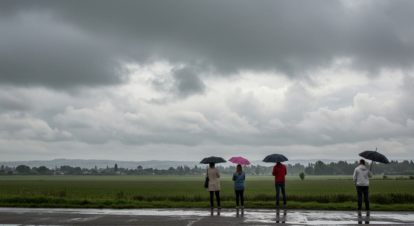 A nimbostratus felhők tartós esőt hoznak, borongós idővel.