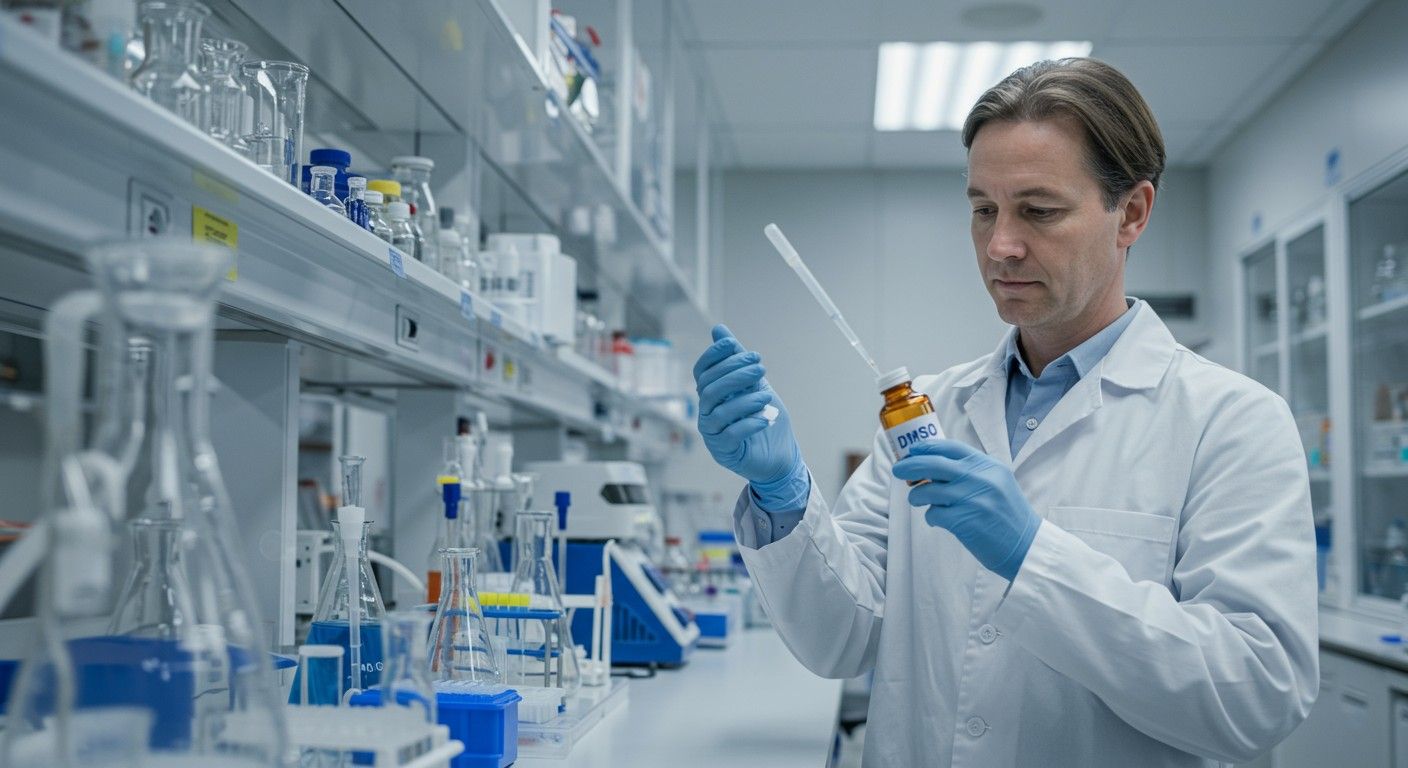 Az ipari alkalmazásokban a DMSO kiváló oldószer.
