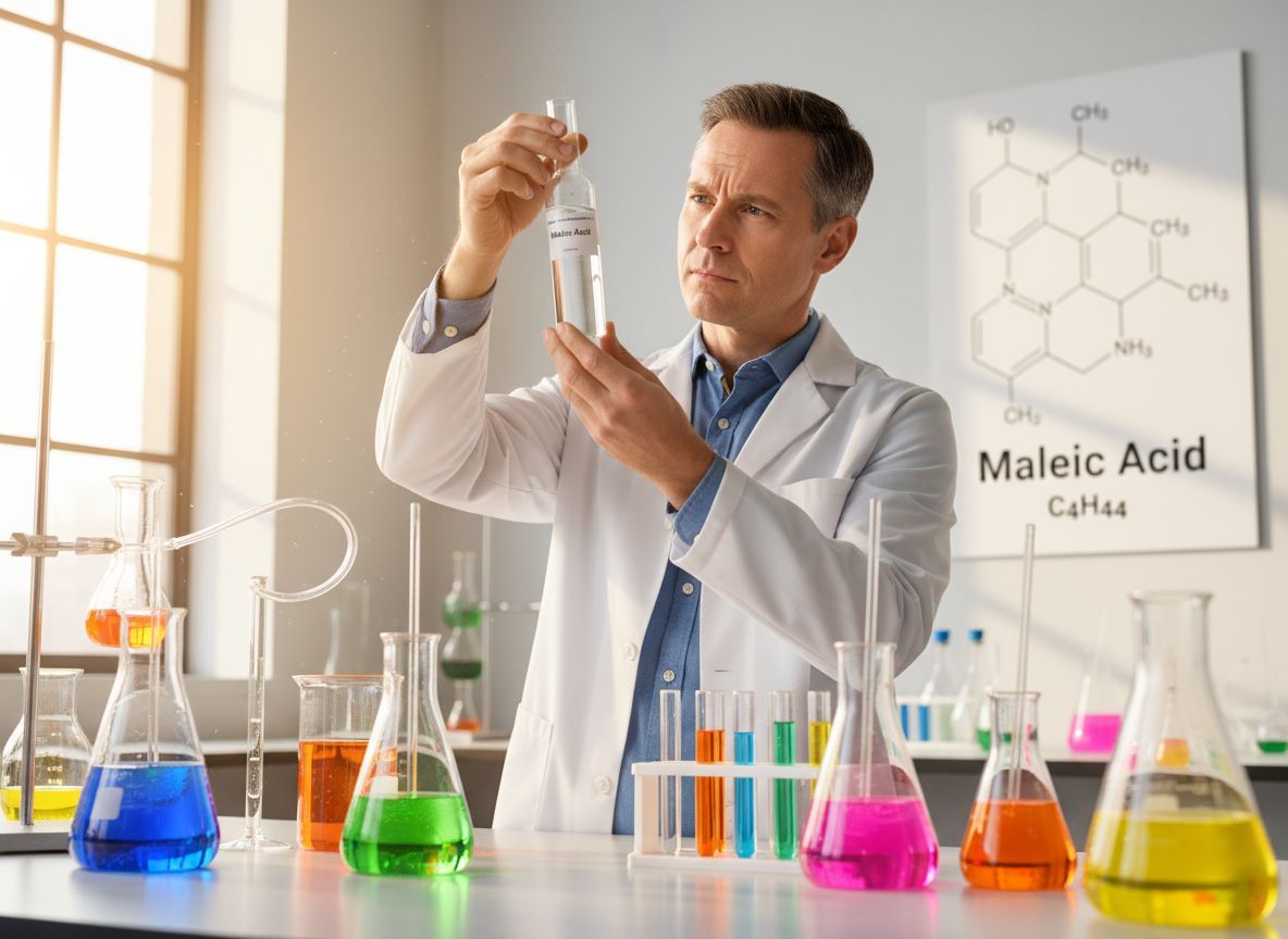 A maleinsav reaktivitása széleskörű ipari alkalmazásokhoz vezet.