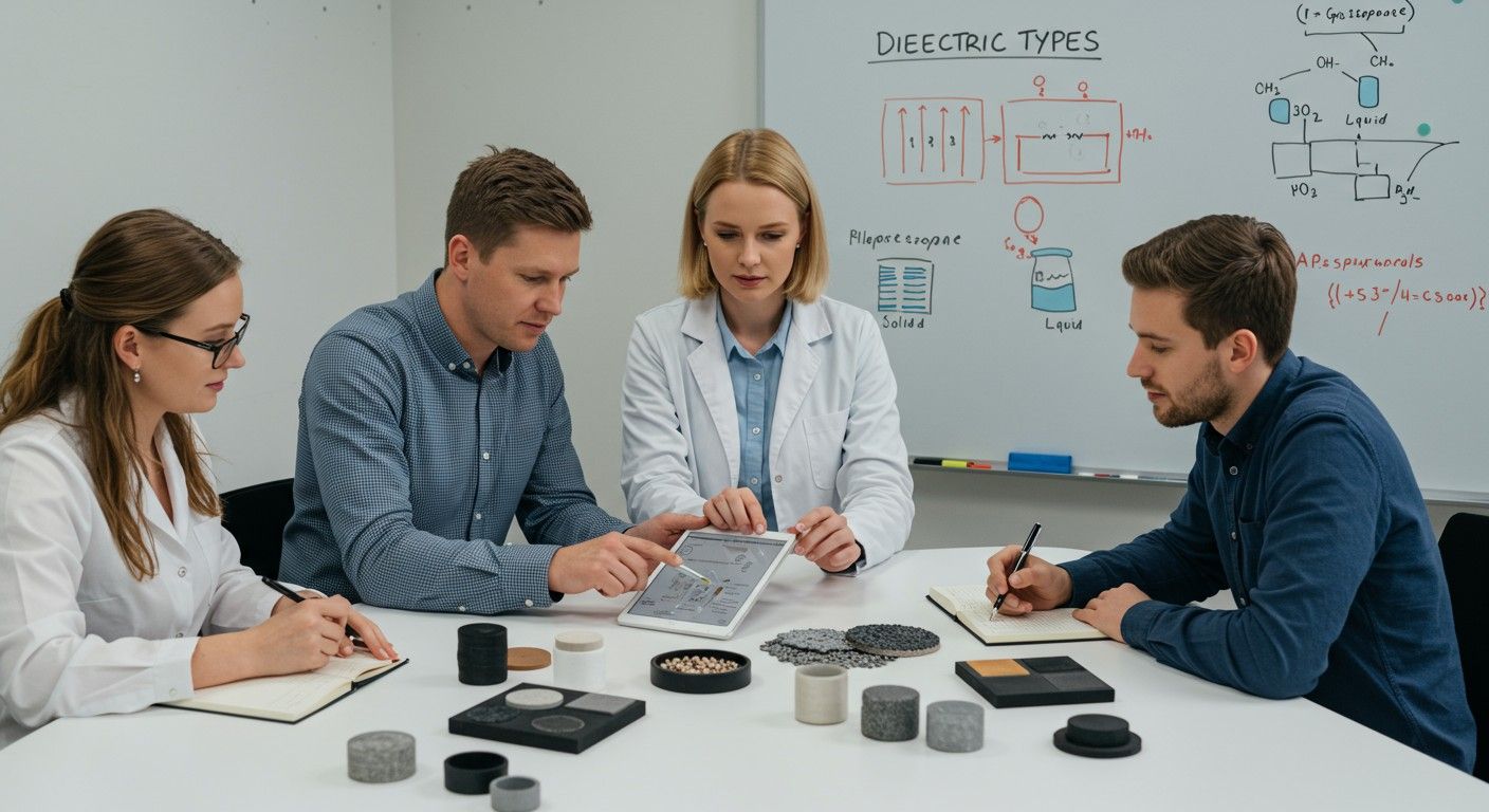 A dielektrikum típusai befolyásolják az elektromos mezők viselkedését.