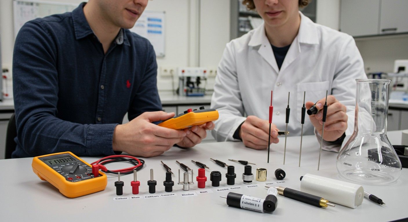 Az elektródák típusa befolyásolja a mérési pontosságot.