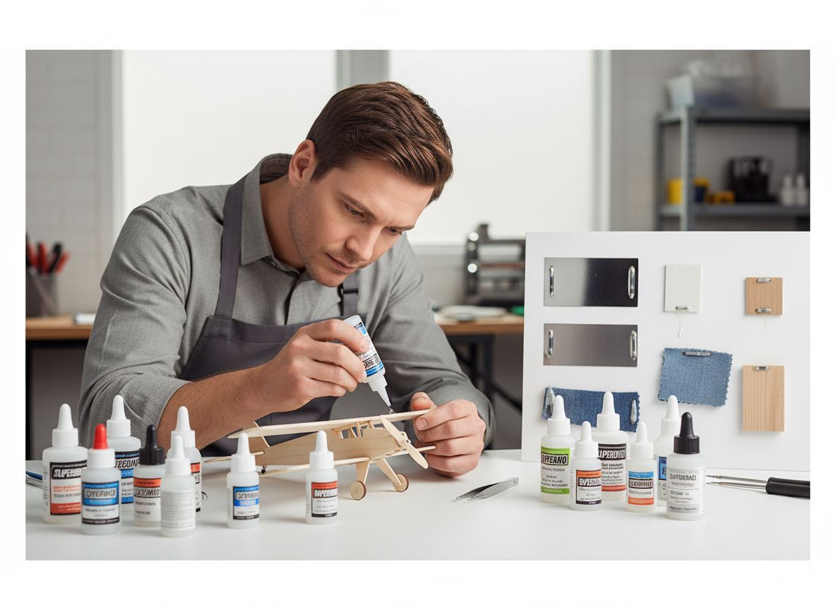 A cianoakrilátok gyorsan kötnek, ideálisak precíz ragasztásokhoz.