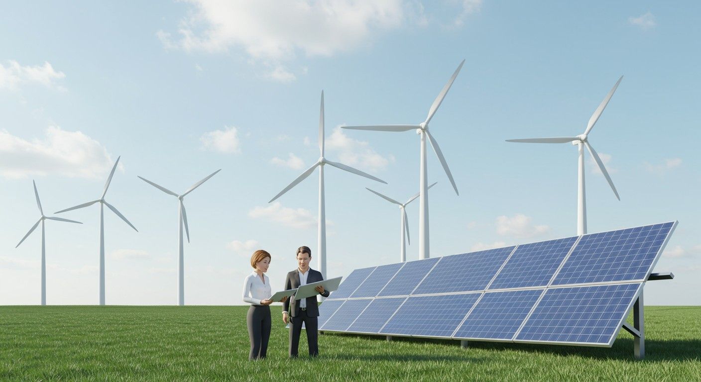 A megújuló energiaforrások csökkentik a fosszilis tüzelőanyagok igényét.