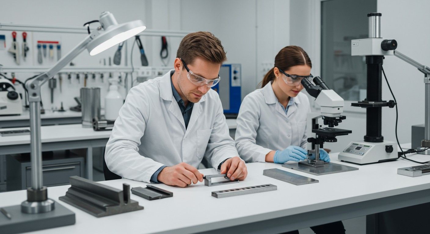 Az edzés utáni anyagvizsgálat kulcsfontosságú a minőséghez.