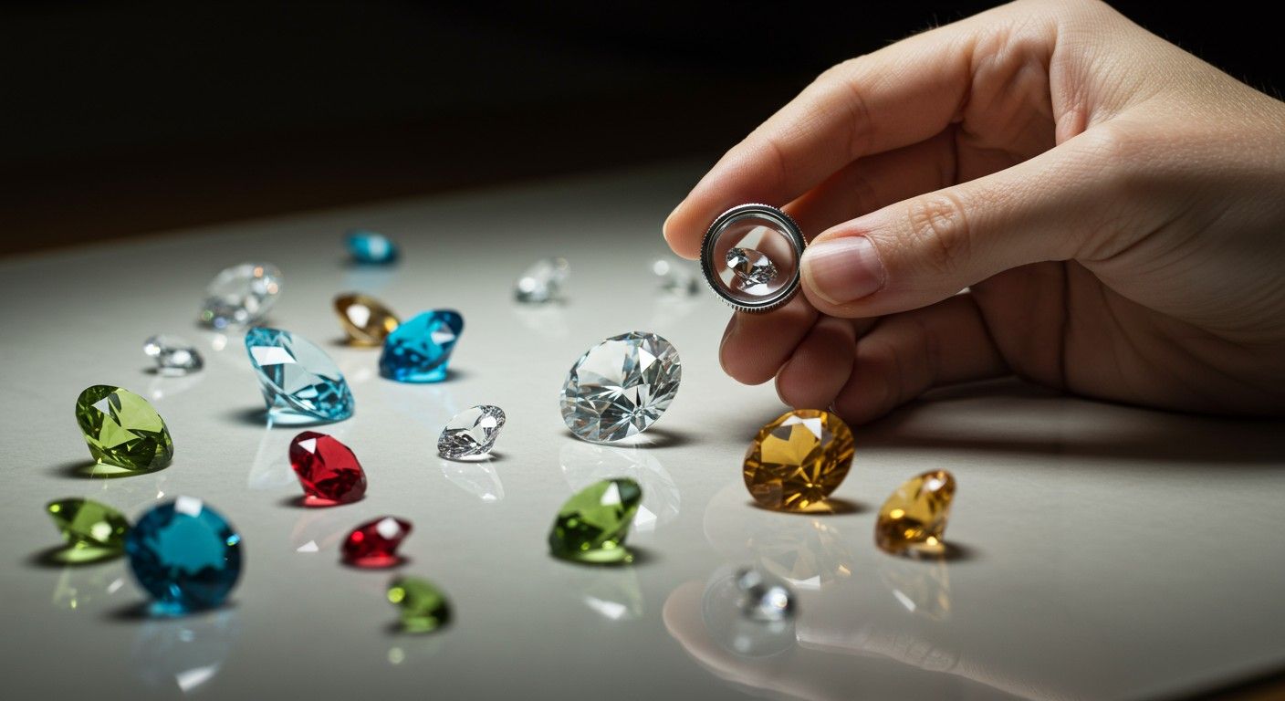 A drágakövek színe és tisztasága a fényinterakciótól függ.