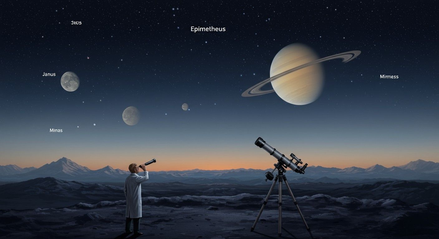 Epimétheusz és más Szaturnusz-holdak mítoszi kapcsolatai.