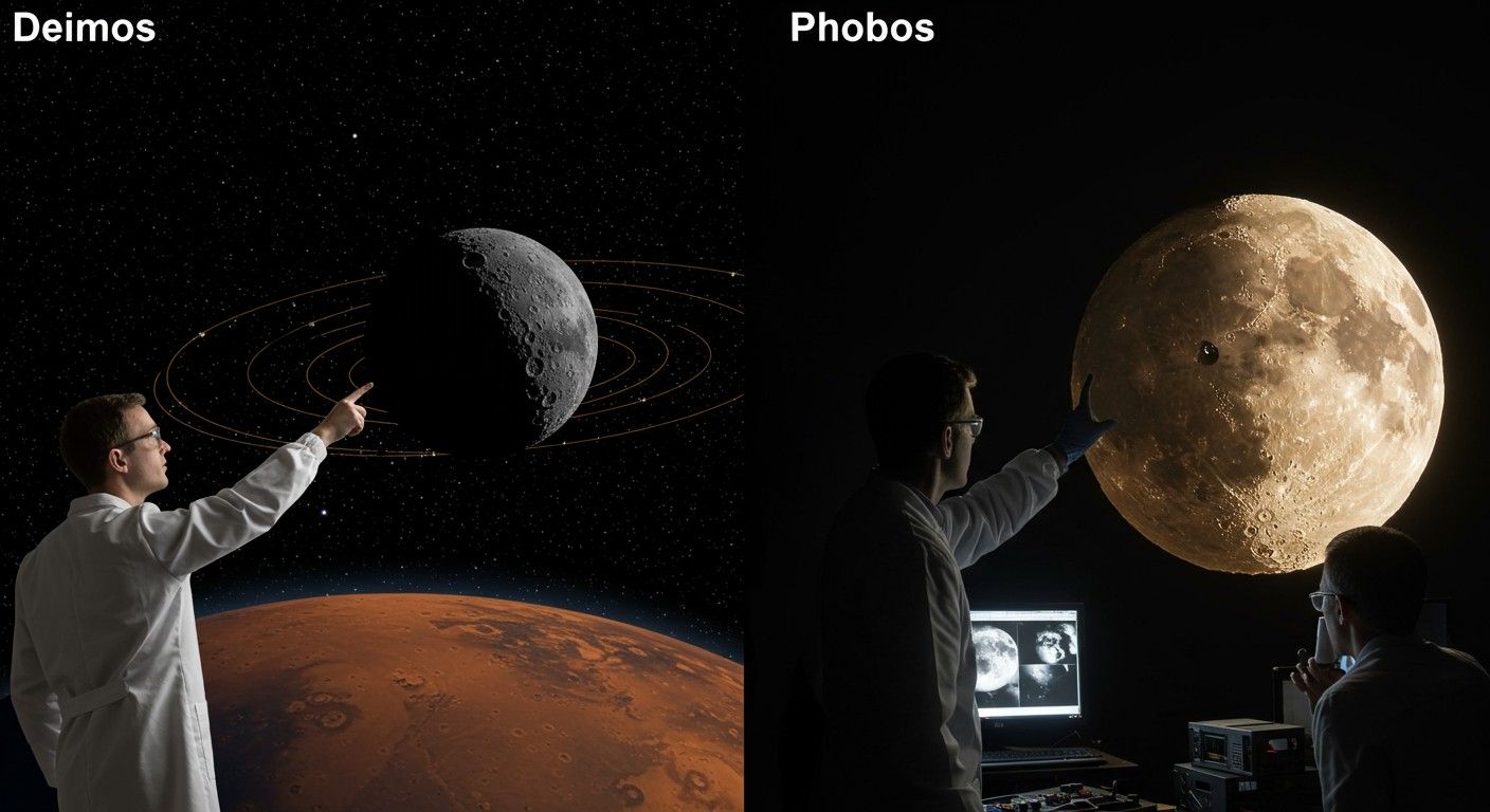 Deimos és Phobos: különböző sors, közös eredet.