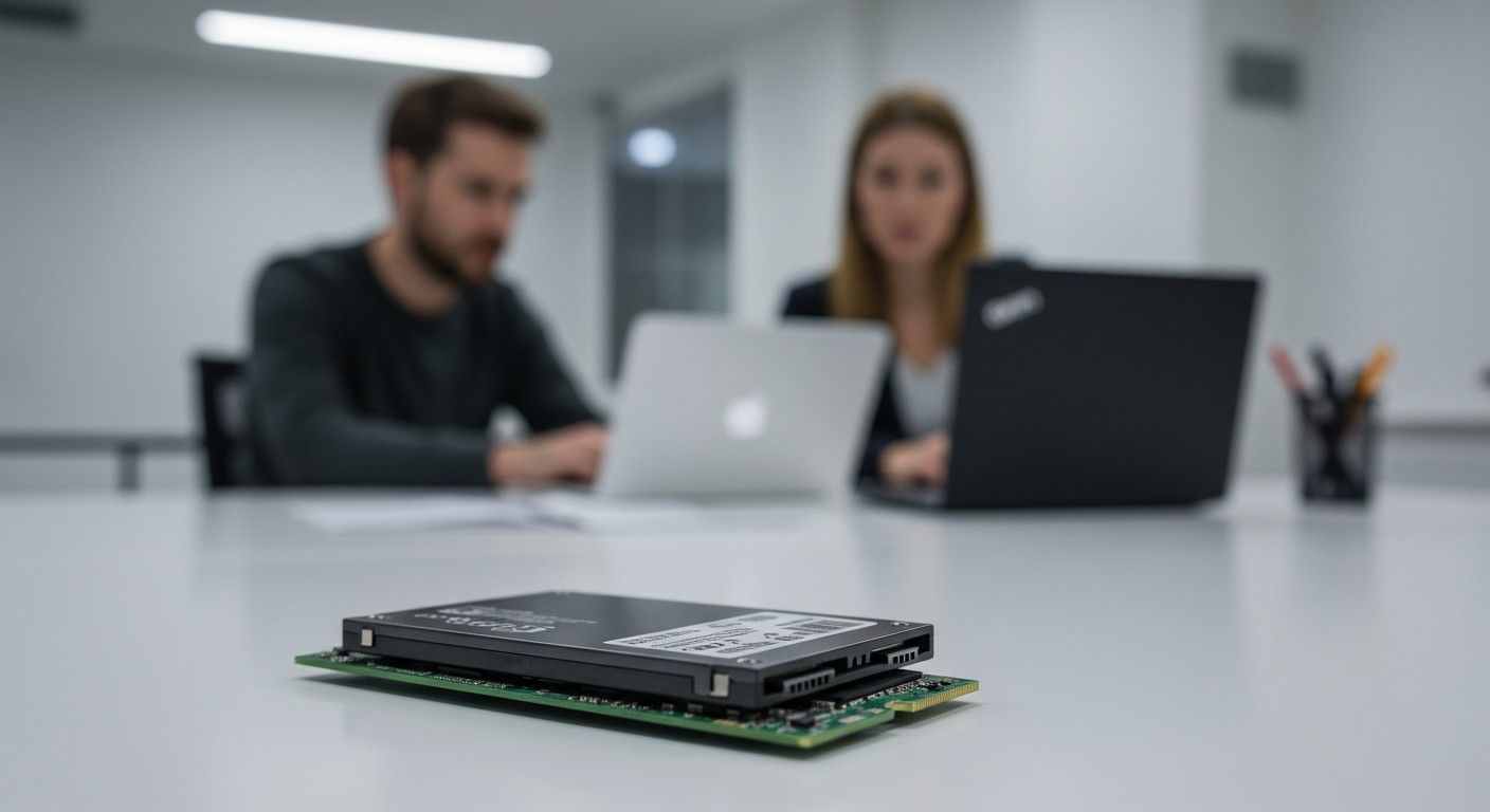 Az SSD-k gyorsabb adatátvitelt kínálnak, mint a HDD-k.